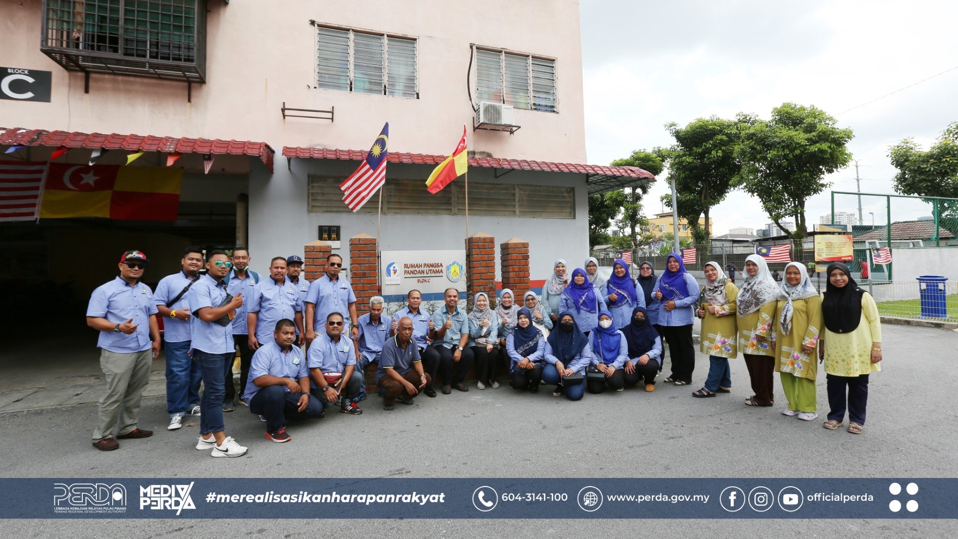 PERDA Bersama Komuniti Rumah Pangsa Taman Sungai Dua Utama Ke Rumah Pangsa Pandan Utama, Ampang Jaya, Selangor